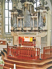 Mazinius-Orgel der Stephanuskirche Kirchberg an der Jagst